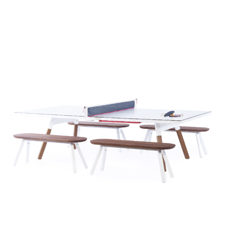 Banc blanc 120 cm 