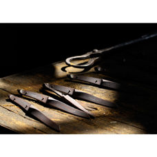 Couteau à steak frêne noir set de 2 