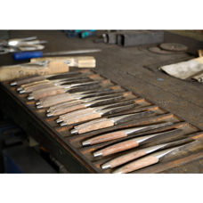 Couteau à steak jeu de 4 couteaux en noyer 