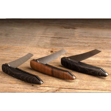 Couteau de poche/steak, noyer 