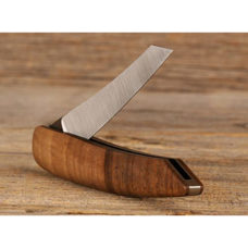 Couteau de poche/steak, noyer 