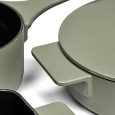 Gusseisen Kochtopf 
grün 23 cm / 3 lt 