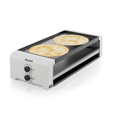 Plaque à crêpes réversible Raclette 8 place 