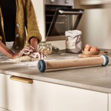 Rouleau à pâtisserie avec bagues d'écartement 