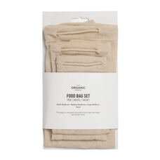 Stoffbeutel Food
3er Set, beige