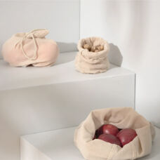 Stoffbeutel Food
3er Set, beige