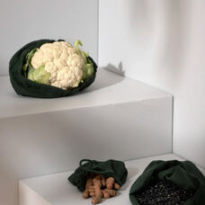 Stoffbeutel Food
3er Set, grün