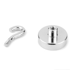 Aimant de pot avec crochet 25 mm 