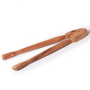 Serving tongs olive wood
25cm 