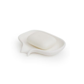 Porte-savon blanc petit modèle 