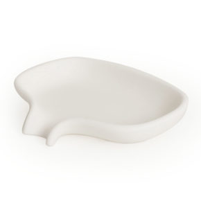 Porte-savon blanc grand modèle 