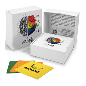 Verkopft 
Jeu de cartes en couleurs 