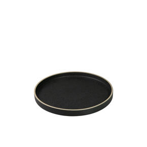 Assiette plate
noir 16 cm 