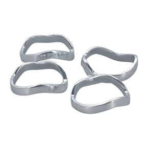 Serviettenring 4er Set
silber 