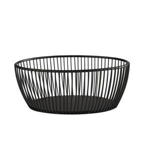 Corbeille ovale noire
24 cm 