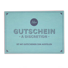 Gutscheine à Discretion
Set mit Gutscheinen 