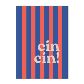 Postcard - cin cin! 