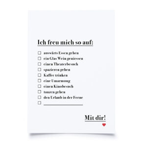 Postcard
"I'm glad" 