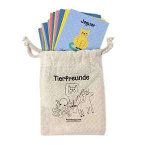 Kartenset Krafttiere für Kinder 
