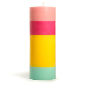 Stumpenkerze Hurra Geburtstag 