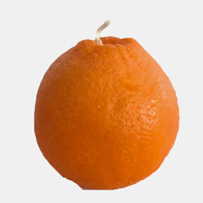 Orange Kerze 