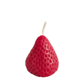 Strawberry candle medium 