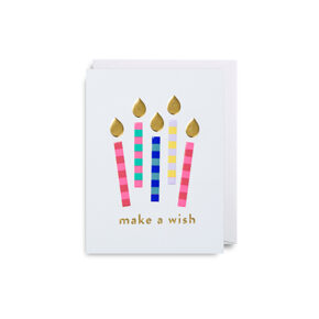 Folded card candles /
Make a Wish 
