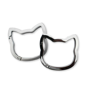 Katzen Karabiner
silber 