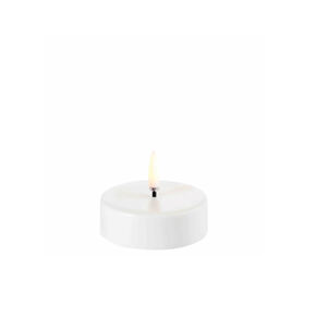 LED tea light wax large white 
