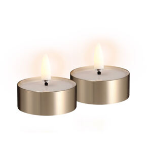 LED Teelicht 2er
6.3cm, bronze 