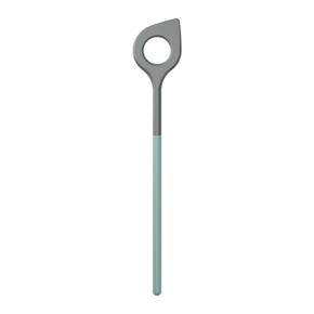 Pointed spoon with hole nylon
turquoise 30 cm 