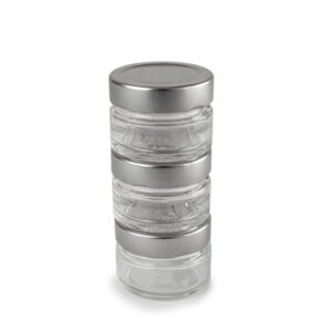 Récipient en verre pour moulin 3 Set 