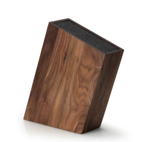 Knife block walnut 
