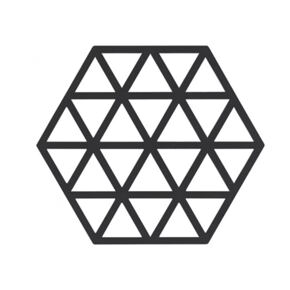 Untersatz Triangel
schwarz 