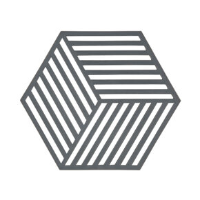 Base du pot hexagone
gris 