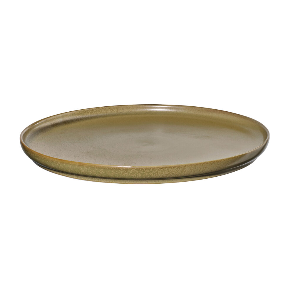 Teller flach 21 cm
oker 