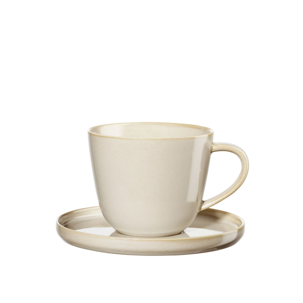 Kaffeetasse mit Unterteller 
tofu 