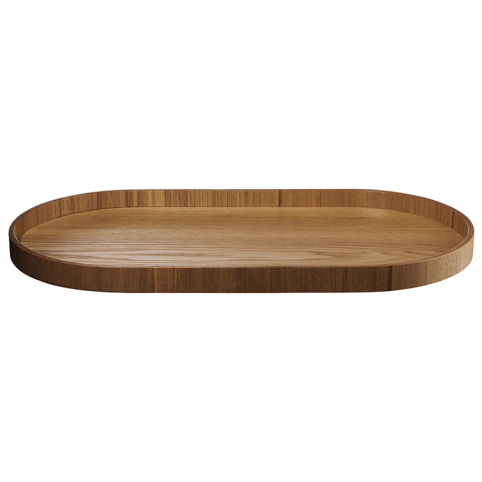 Plateau en bois ovale
44.0x22.5 cm 