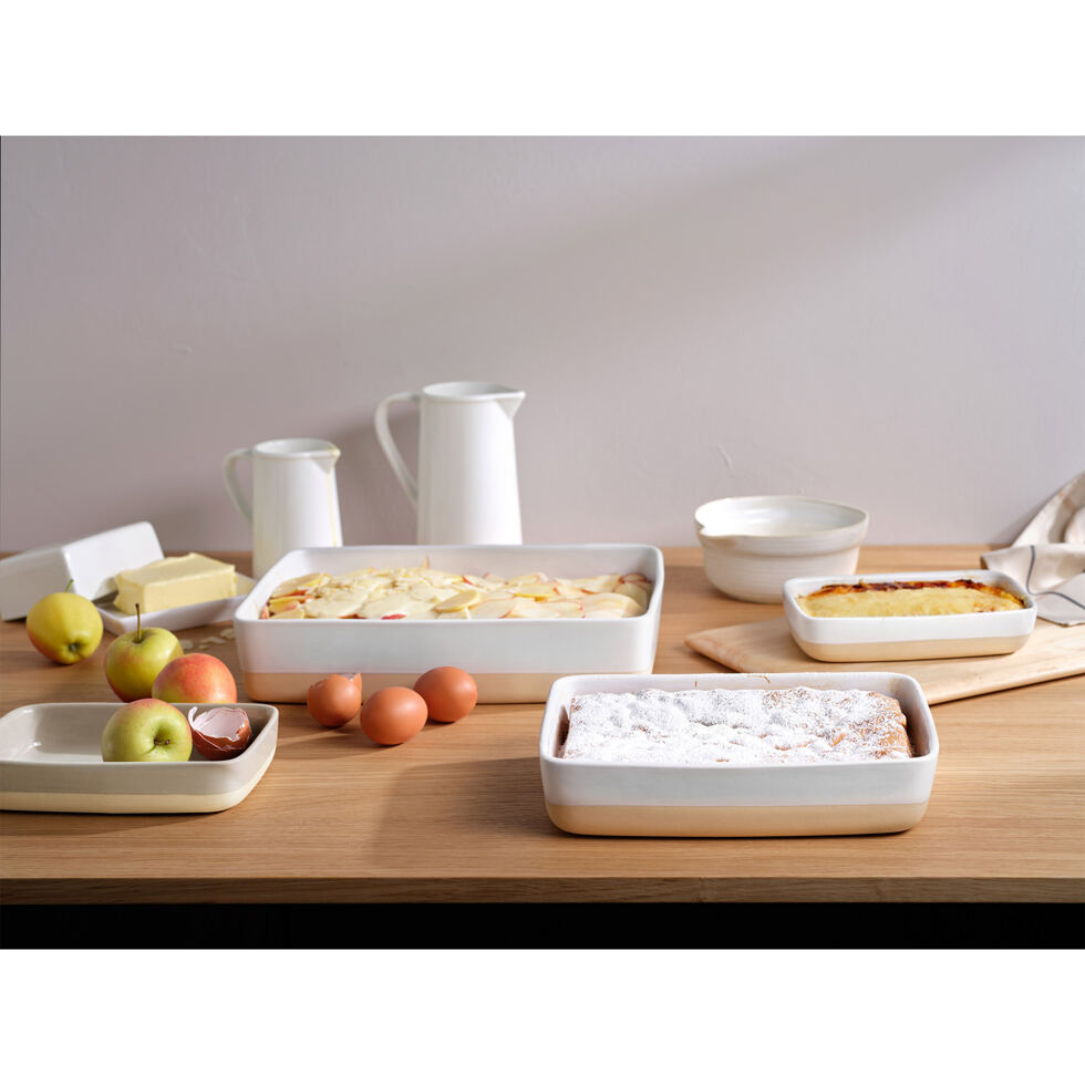 Plat à four blanc/beige
36.0 x 26.0 cm 