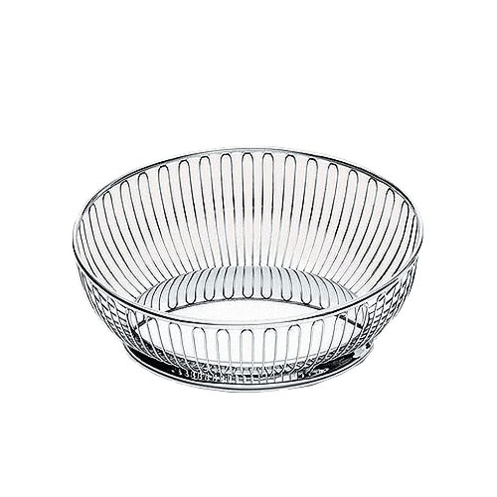 ALESSIPanier en fil métallique rond 24.5cm 