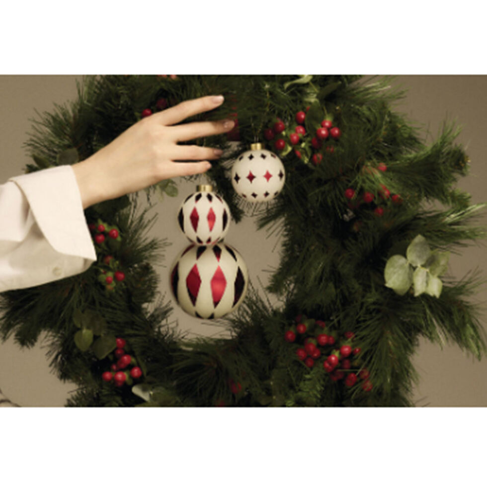 Weihnachtskugel Lines 