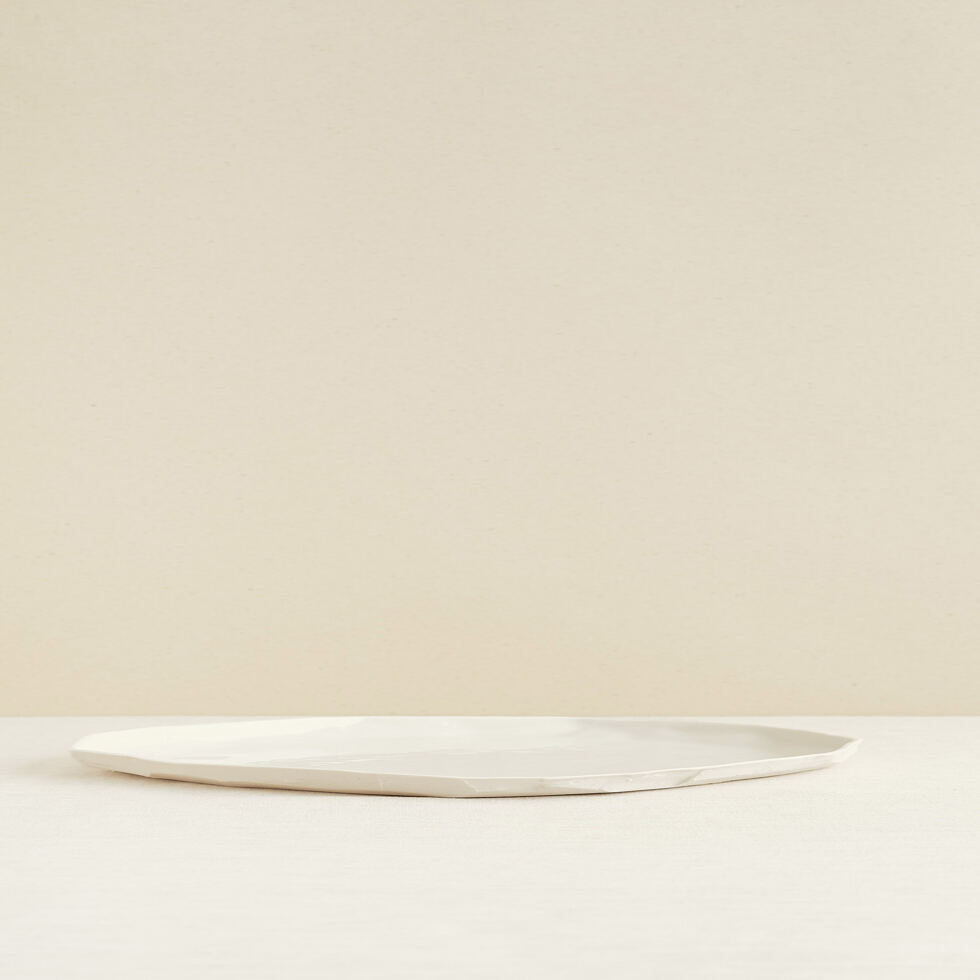 Teller Flach weiss
23 cm 