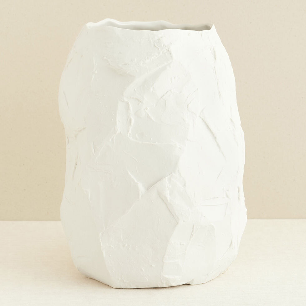 Vase weiss 
27 cm 