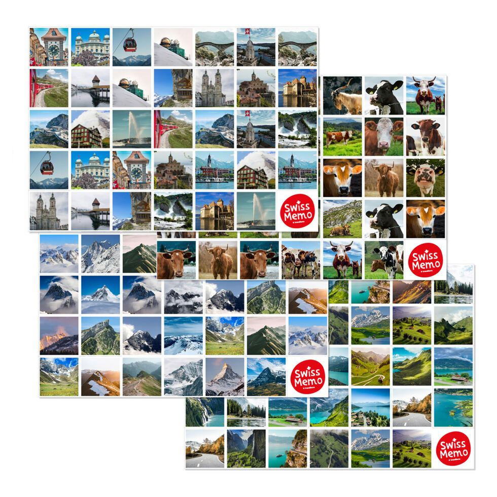 Bloc de sets de table
Mémo Suisse 