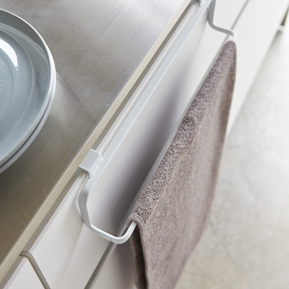 Porte-serviettes large blanc 