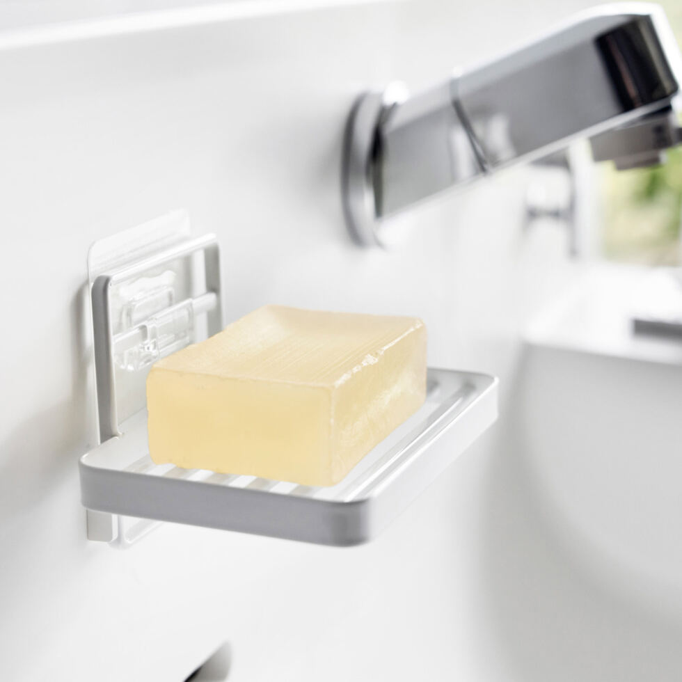 Porte-savon à coller
blanc 