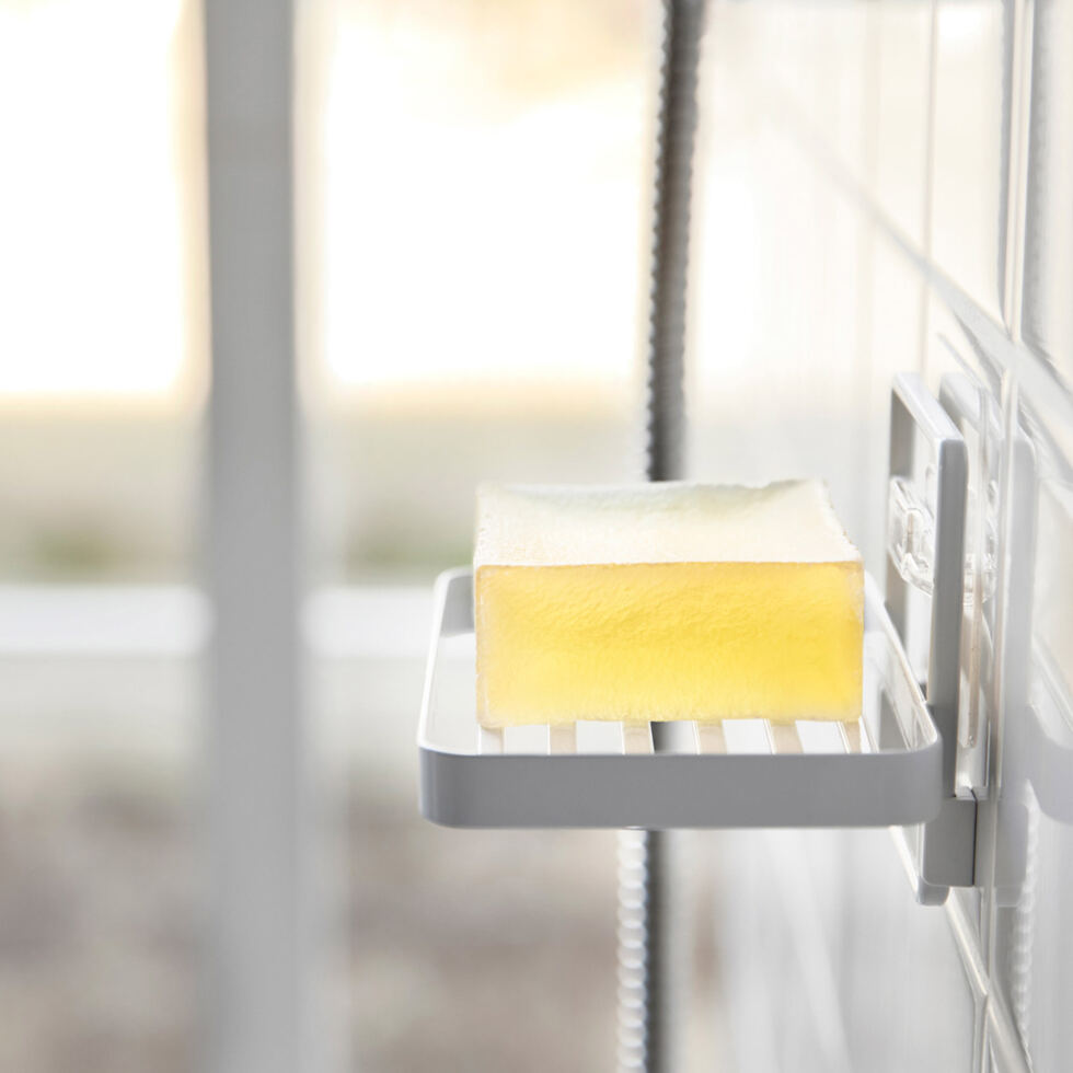 Porte-savon à coller
blanc 