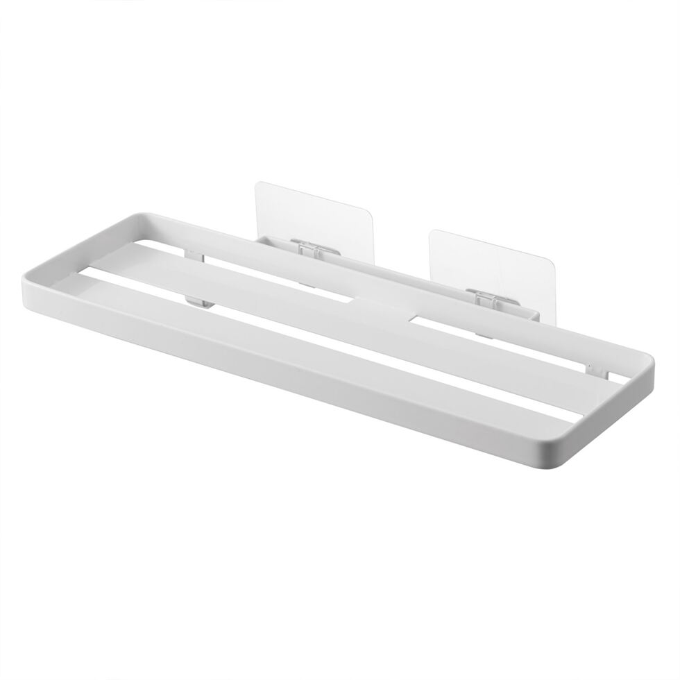 Tablette salle de bain à coller
blanc 