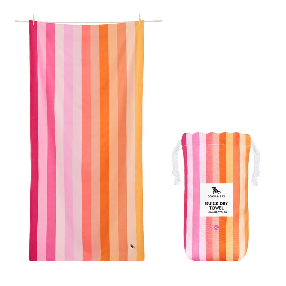 Linge de plage
rose / orange 