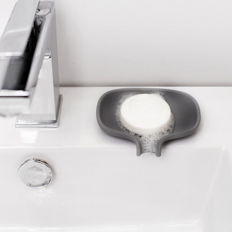 Soap dish grey small 